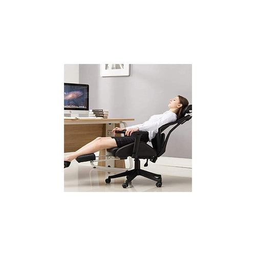 Boss Chair Office Task Desk Chair Swivel Home Comfort Chairs Computer Chair with Adjustable Arms and Adjustable Height (Color : Black Size : 66cm66cm119cm)