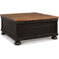 Signature Design by Ashley Lift Top Coffee Table with Storage, Farmhouse
